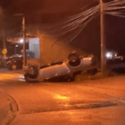 Vários acidentes de trânsito marcam o fim de semana na região serrana 5 capotamento friburgo