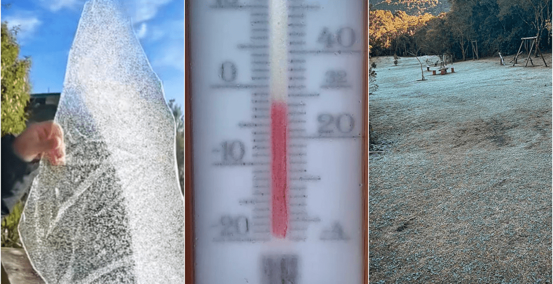 Previsão se confirma e Nova Friburgo registra temperatura negativa