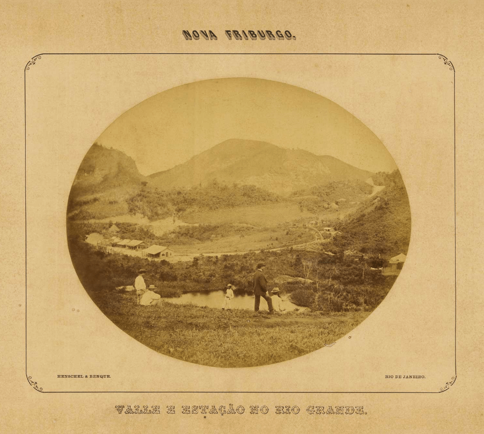 História de Nossa Senhora do Rosário como padroeira de Riograndina 3 Estacao do Rio Grande da Estrada de Ferro de Cantagalo. Acervo BN