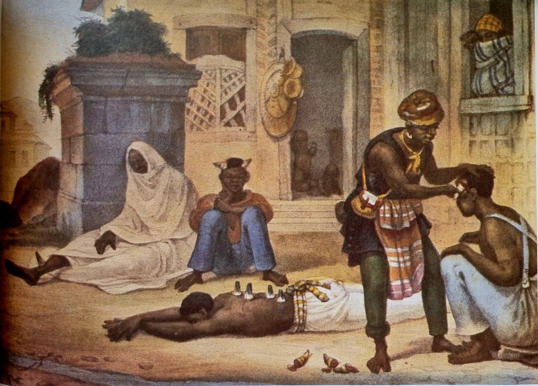 O cirurgiao negro. Debret Jean Baptiste. Pinacoteca do Estado de SP