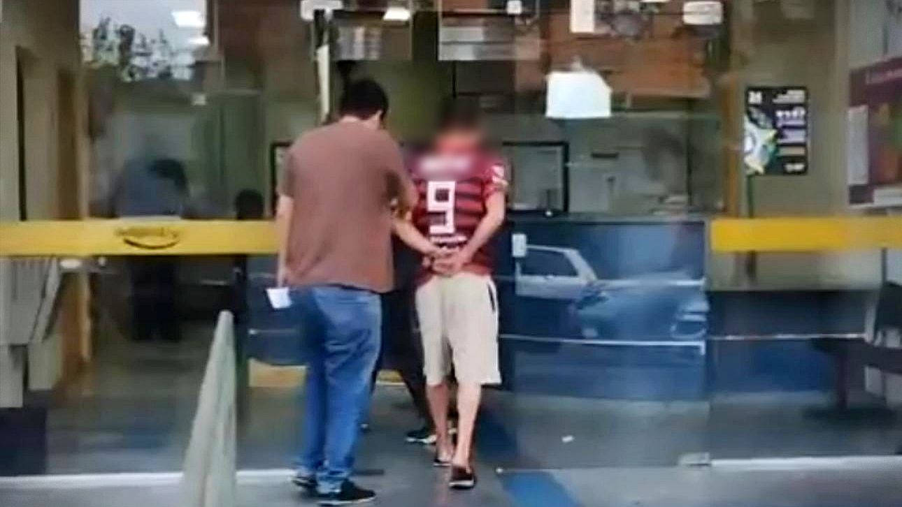 Acusado de violência doméstica é preso pela Polícia Civil em Cordeiro 1 preso cordeiro