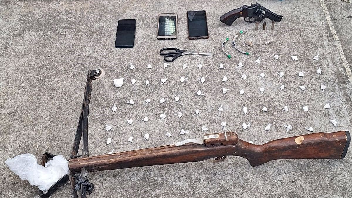 Ação policial em Cordeiro prende suspeito armado e apreende drogas 1 apreensao cordeiro