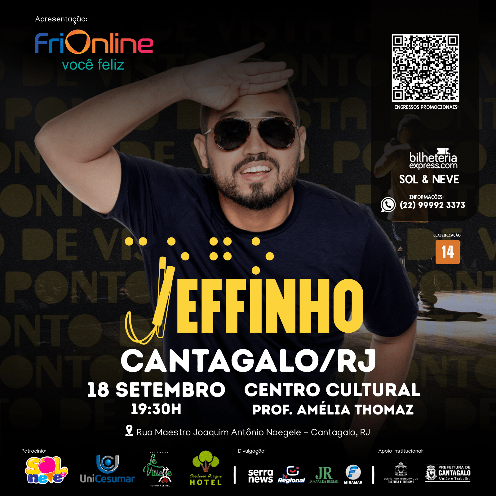 Show de Jeffinho Farias, o 'Cego da Praça é Nossa', chega a Cantagalo neste mês 1 IMG 9584