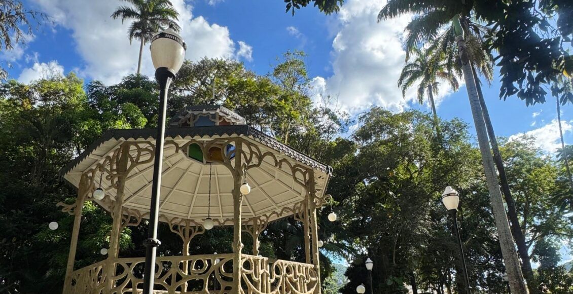 coreto do jardim de cantagalo