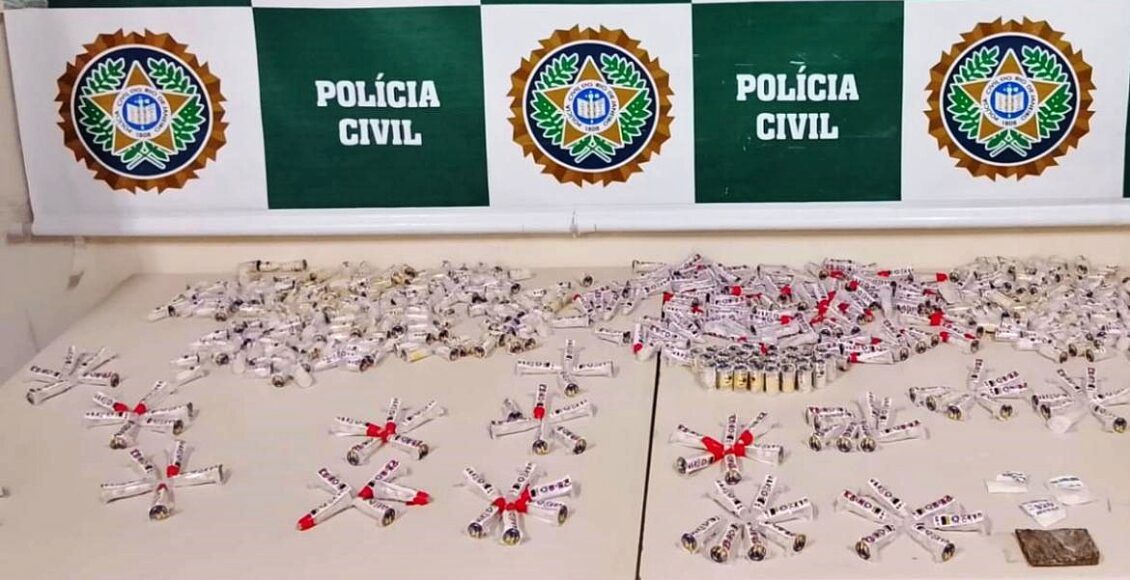 Carga de drogas rotulada por facção é apreendida e dupla é presa em Carmo