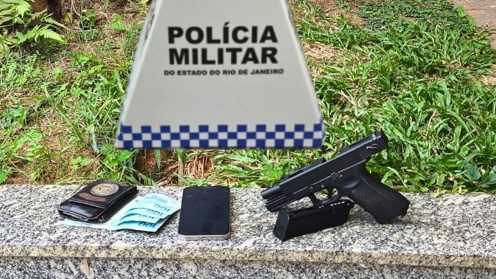 Homem é detido com simulacro de pistola em Aperibé