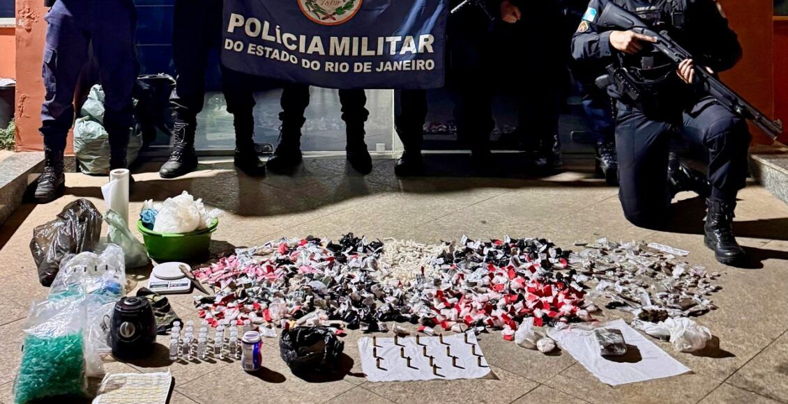 Casa abandonada servia como depósito de drogas em Santo Antônio de Pádua