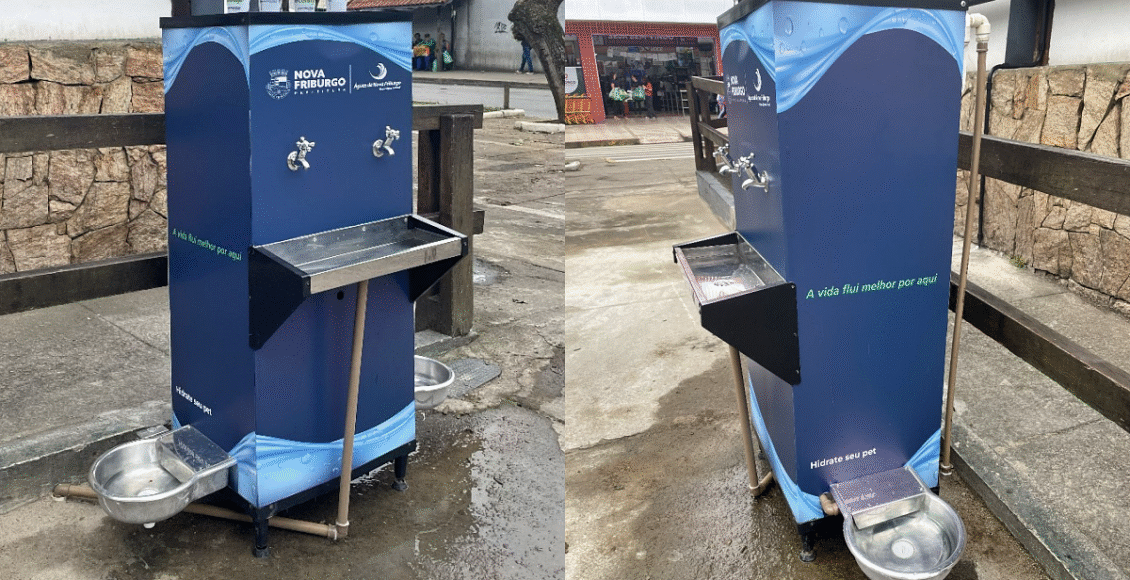 Nova Friburgo ganha pontos públicos de hidratação com água potável e gelada