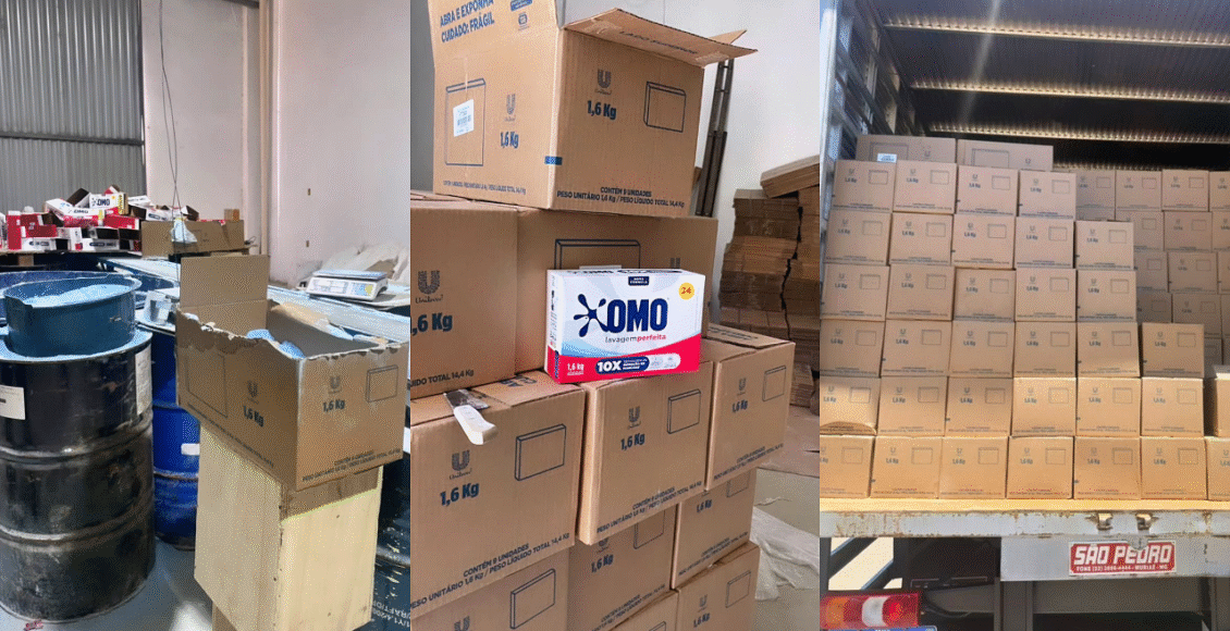 Polícia Militar fecha fábrica clandestina de sabão em pó em Itaperuna