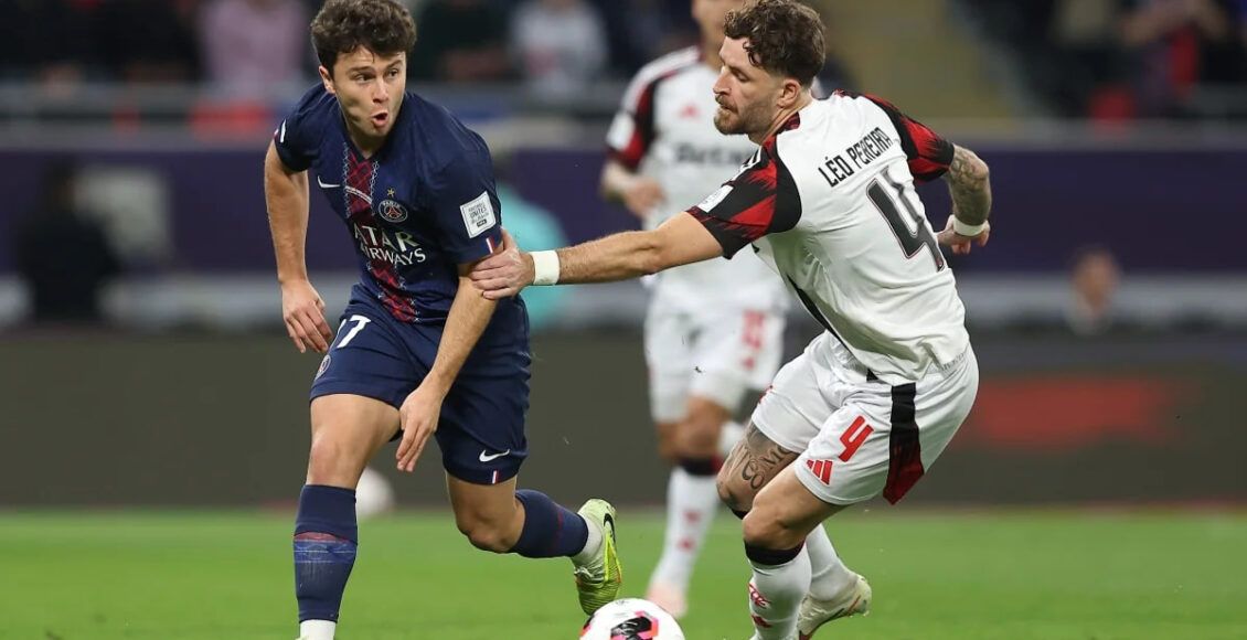 jogadores do flamengo e psg no mundial de clubes