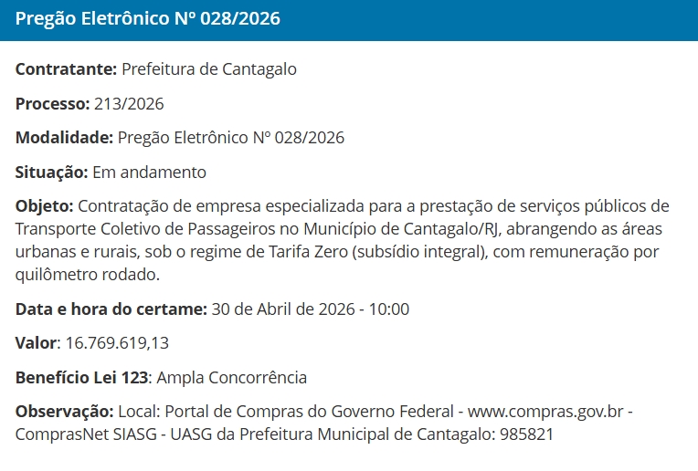 Captura de tela 24 4 2026 104014 www.cantagalo.rj .gov .br
