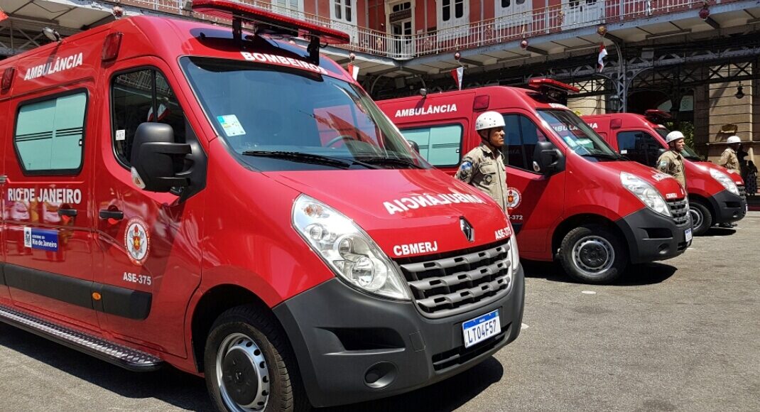 Viaturas do Corpo de Bombeiros Militar do RJ
