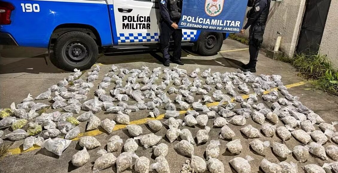 apreensão de drogas pela policia militar